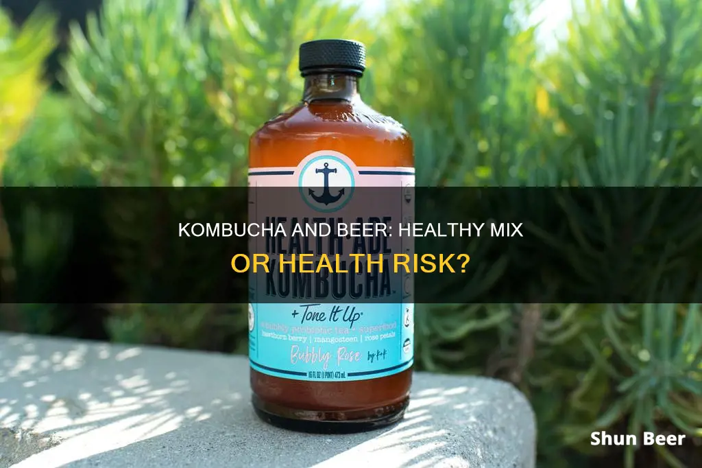 is it okay to drink kombucha and beer