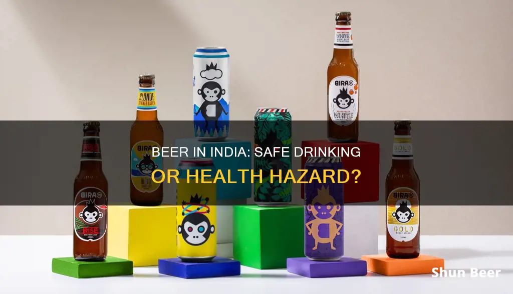 is it safe to drink beer in india