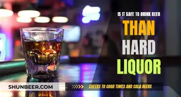 Beer vs. Hard Liquor: Which is Safer to Drink?