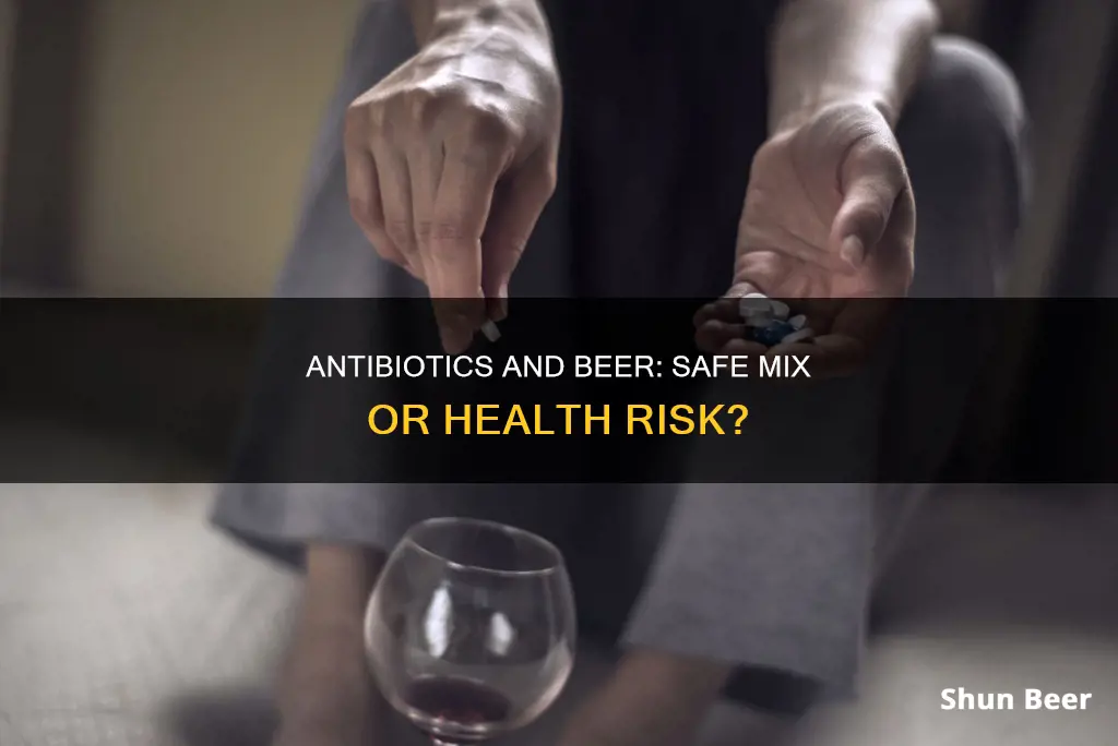 is it safe to drink beer while taking antibiotics