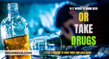 Beer vs Drugs: Which is the Lesser Evil?