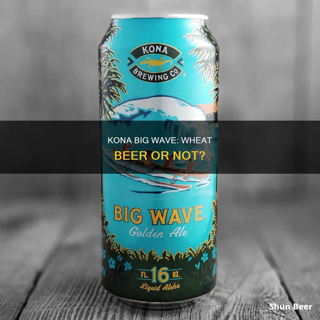 is kona big wave a wheat beer