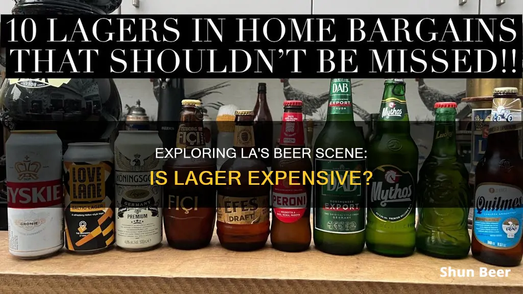 is la expensive for lager beer