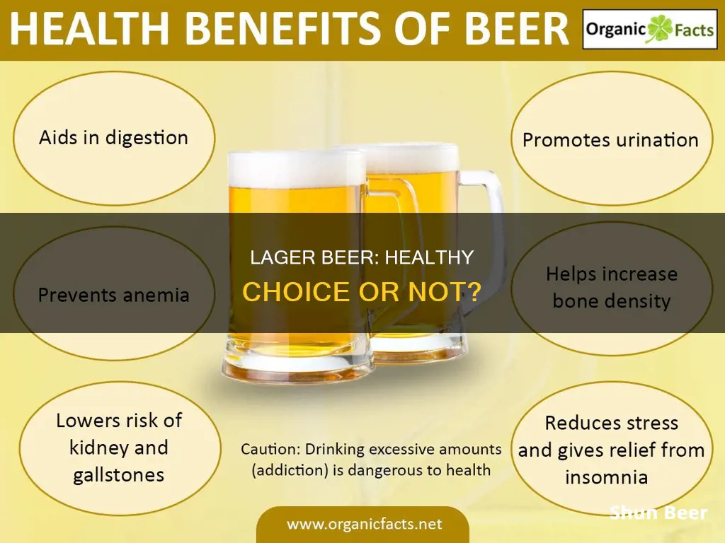 is lager beer healthy