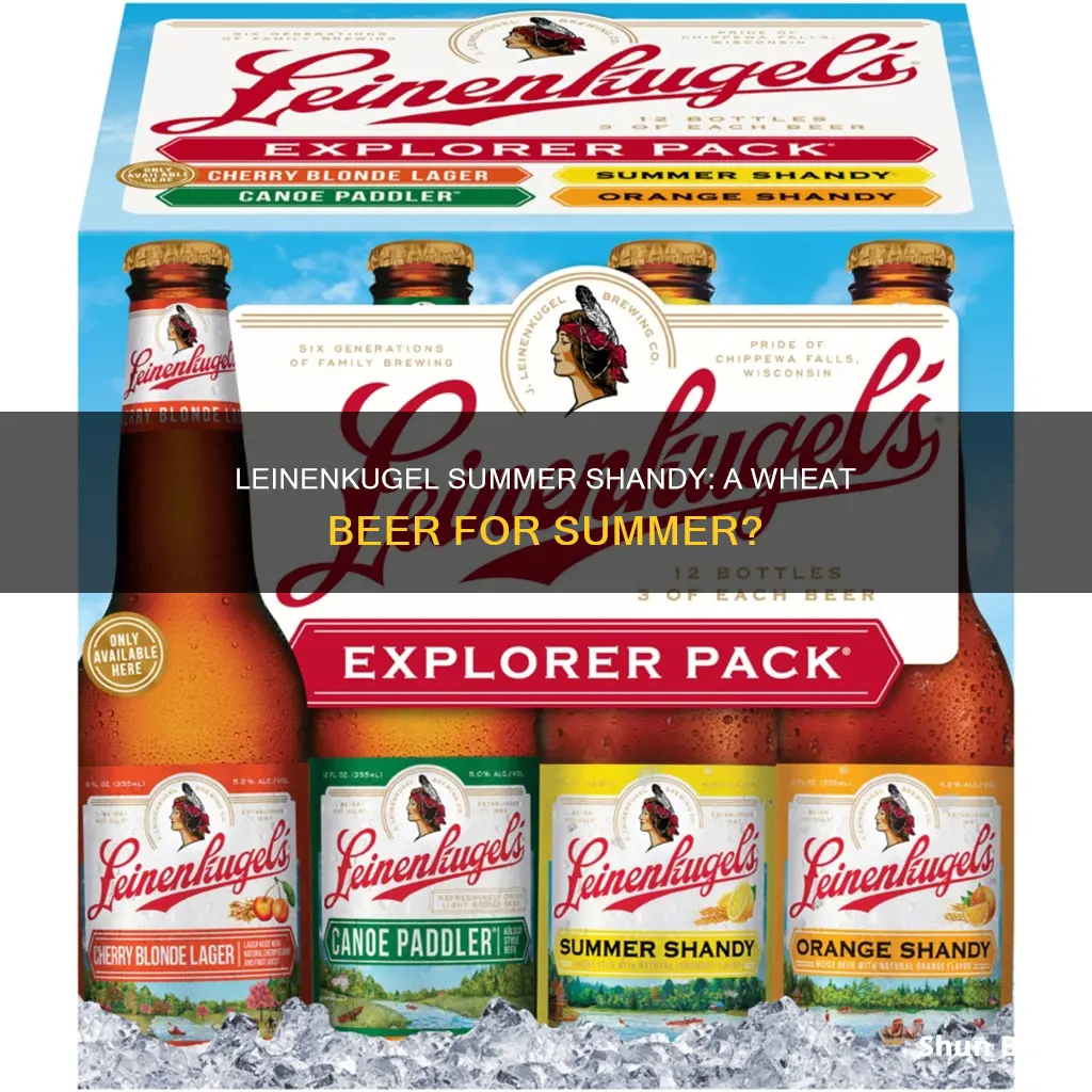 is leinenkugel summer shandy a wheat beer