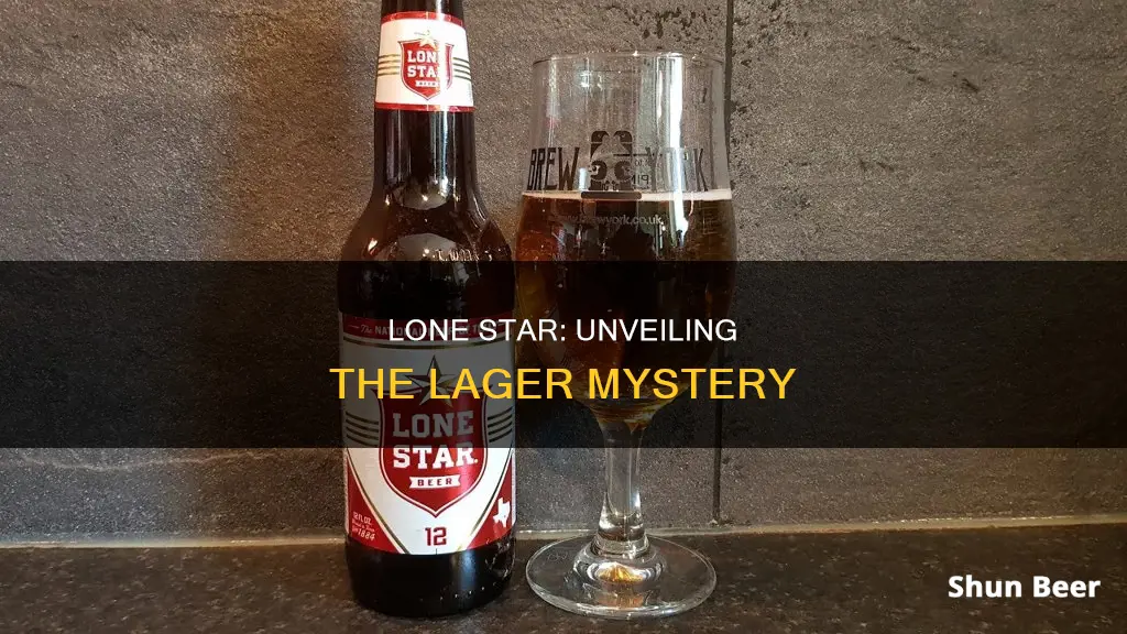 is lone star beer a lager