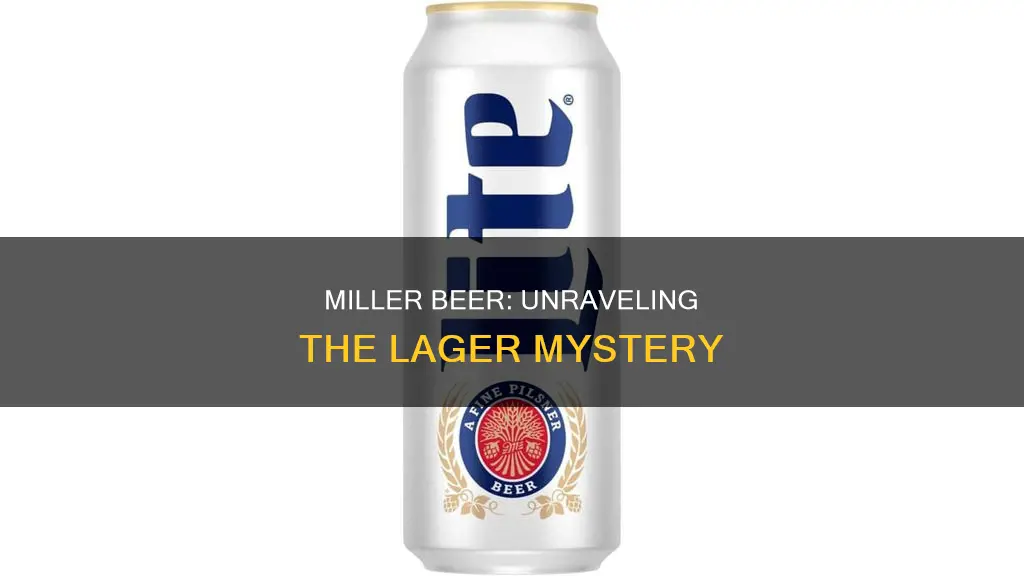 is miller beer a lager