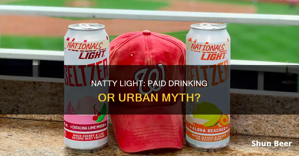 is natty light hiring people to drink beer