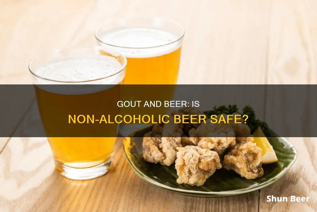 is non-alcoholic beer okay to drink with gout