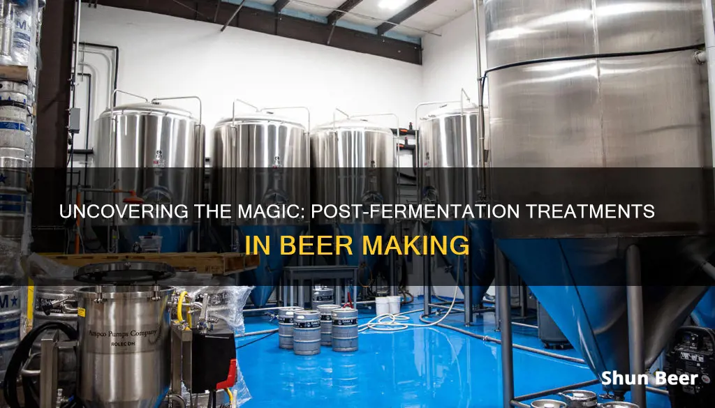 is post fermentation treatments a part of beer making