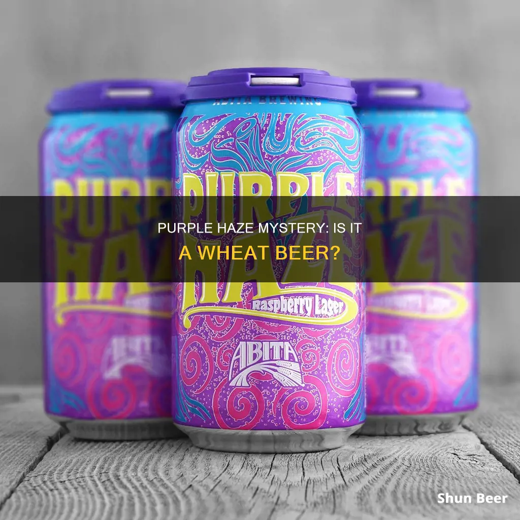 is purple hazr a wheat beer