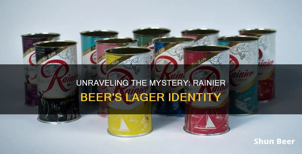 is rainier beer a lager