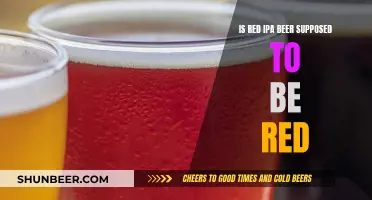 Red IPA Beer: Why the Unique Red Hue?