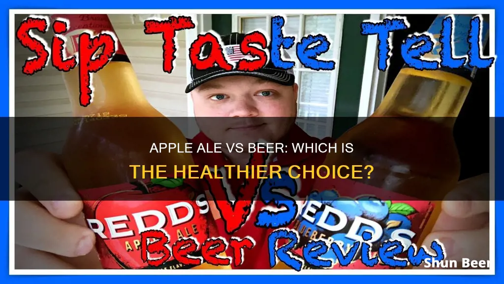 is redd apple ale healthier than beer