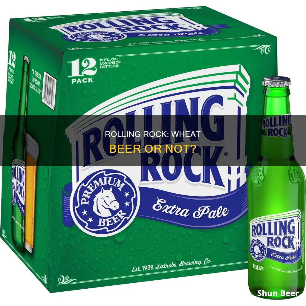 is rolling rock a wheat beer