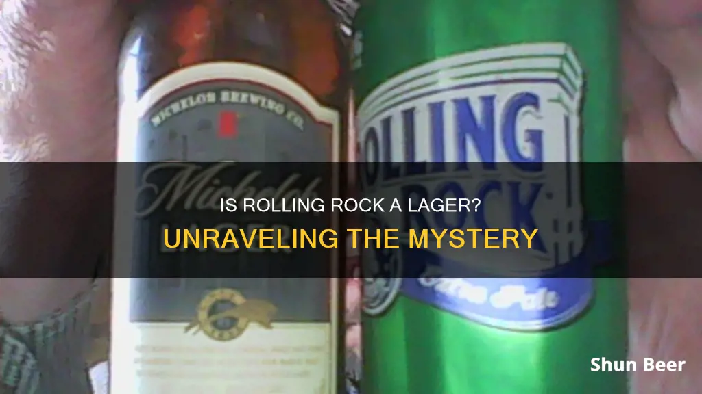 is rolling rock beer a lager