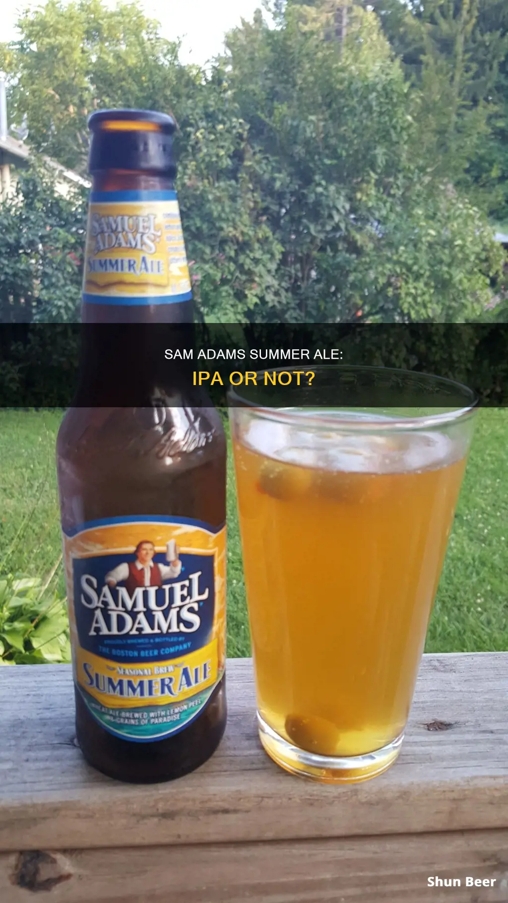 is sam adams summer ale an ipa beer