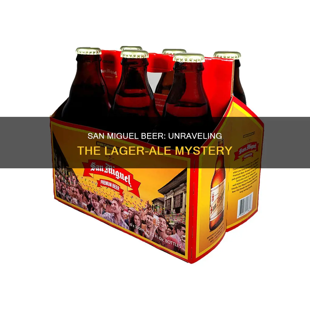 is san miguel beer a lager or ale