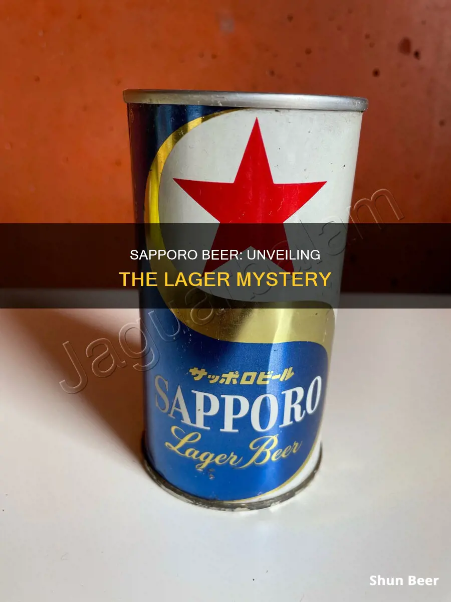 is sapporo beer a lager