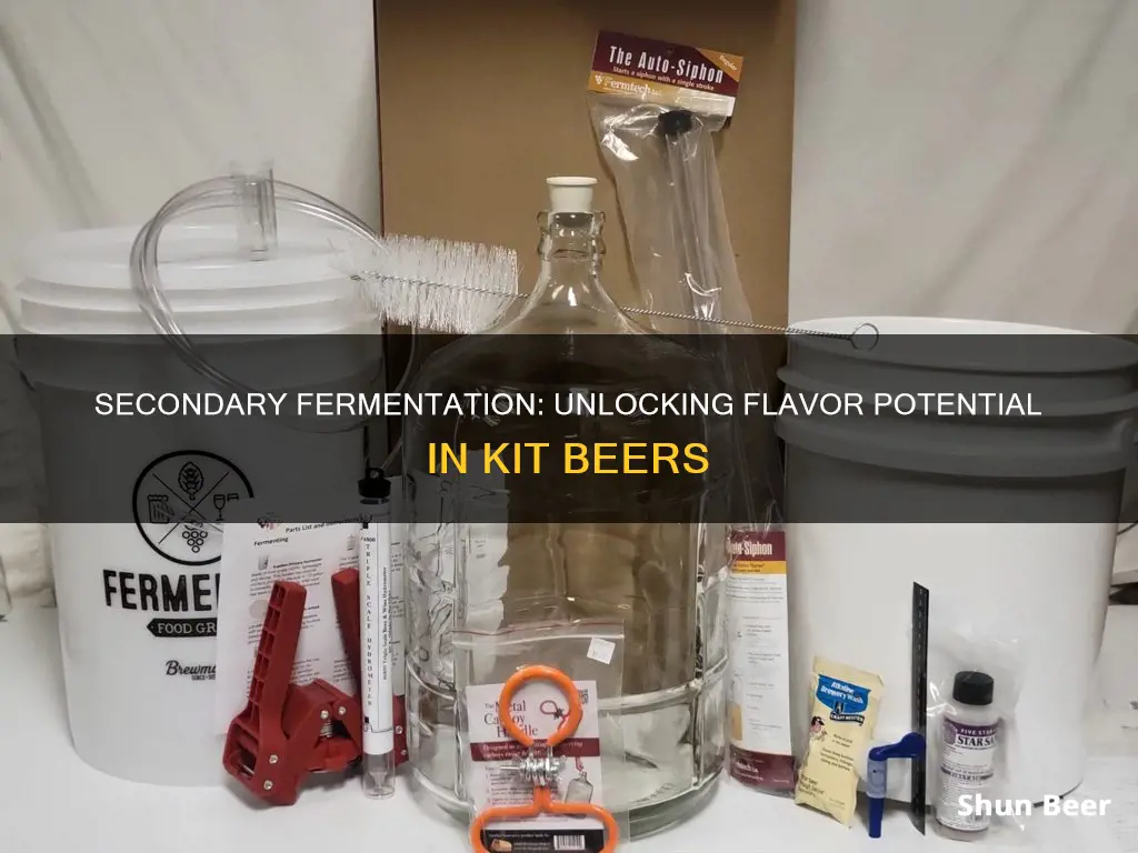 is secondary fermentation with kit beers required