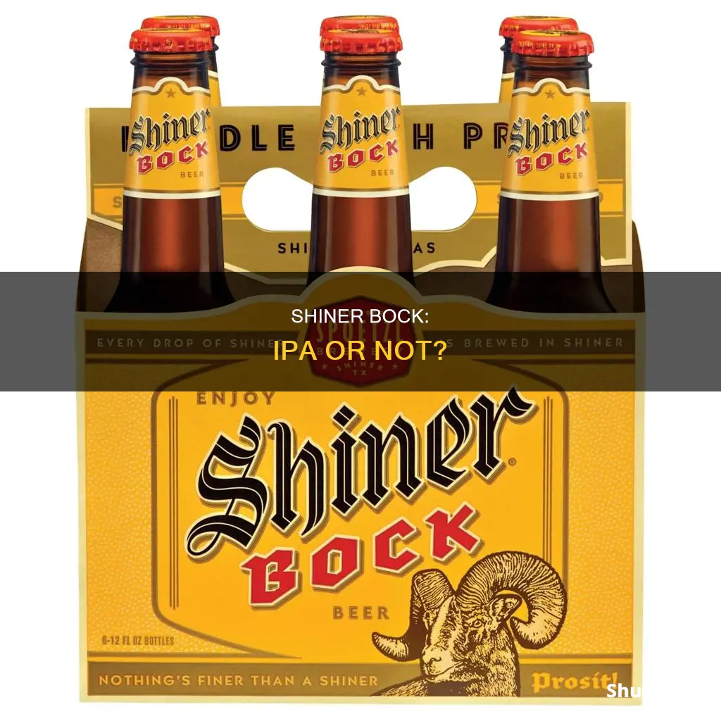 is shiner bock an ipa