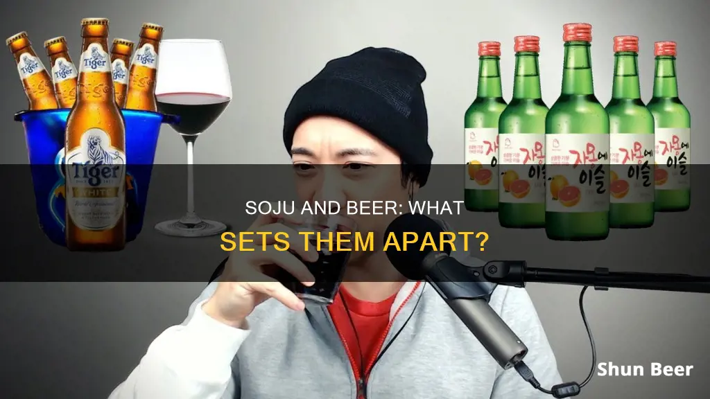 is soju different than beer