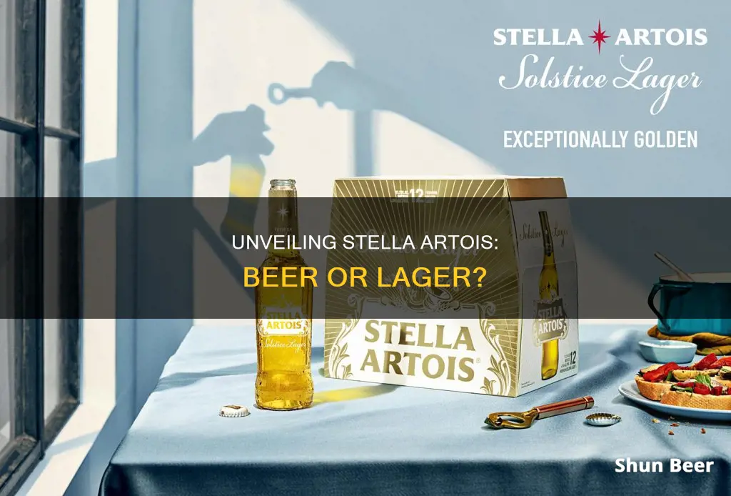 is stella artois a beer or lager