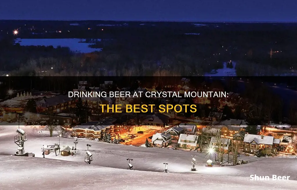 is there a spot to drink beer crystal mountain rose