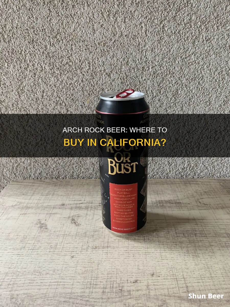 is there anywhere in california to buy arch rock beer