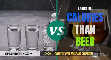 Calories in Vodka vs Beer: Which Has Less?