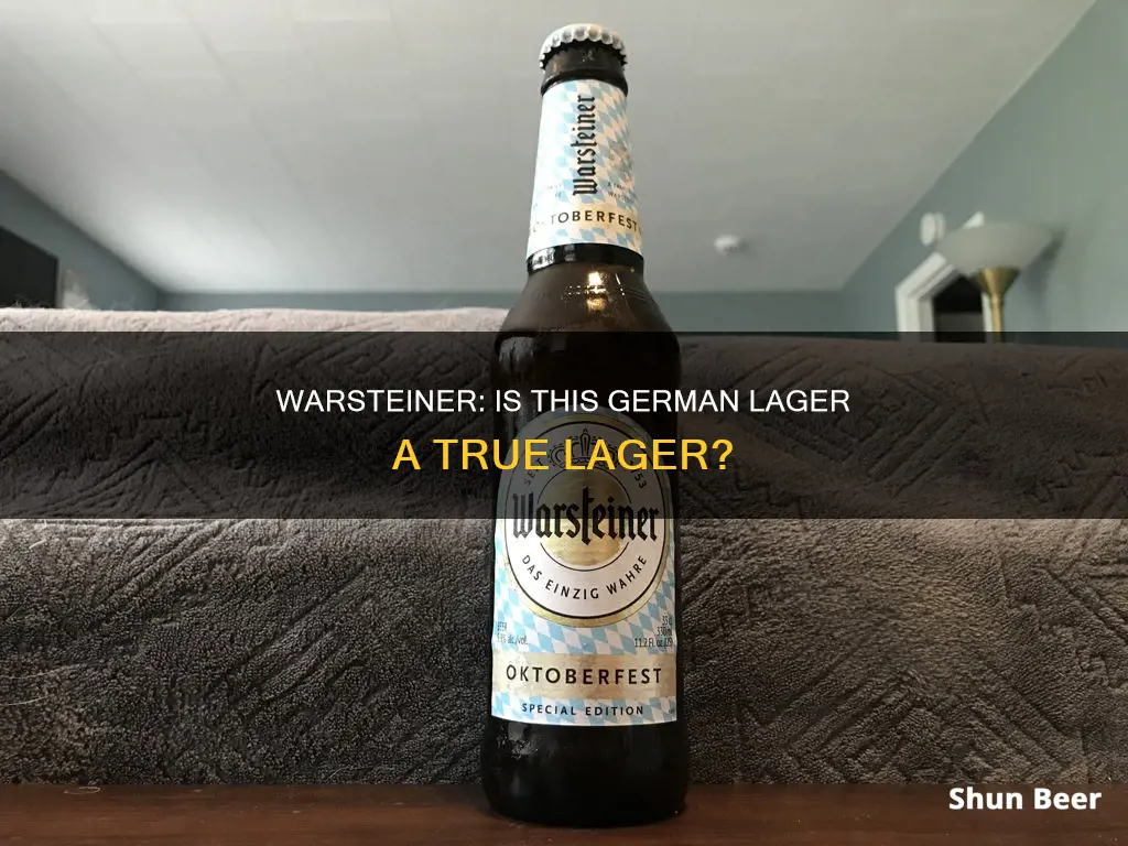 is warsteiner a lager beer