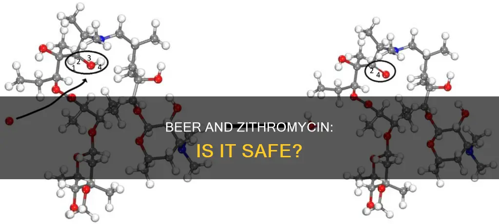 may i drink beer while taking an zithromycin