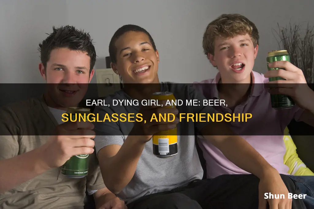 me and earl and the dying girl sunglasses drinking beer