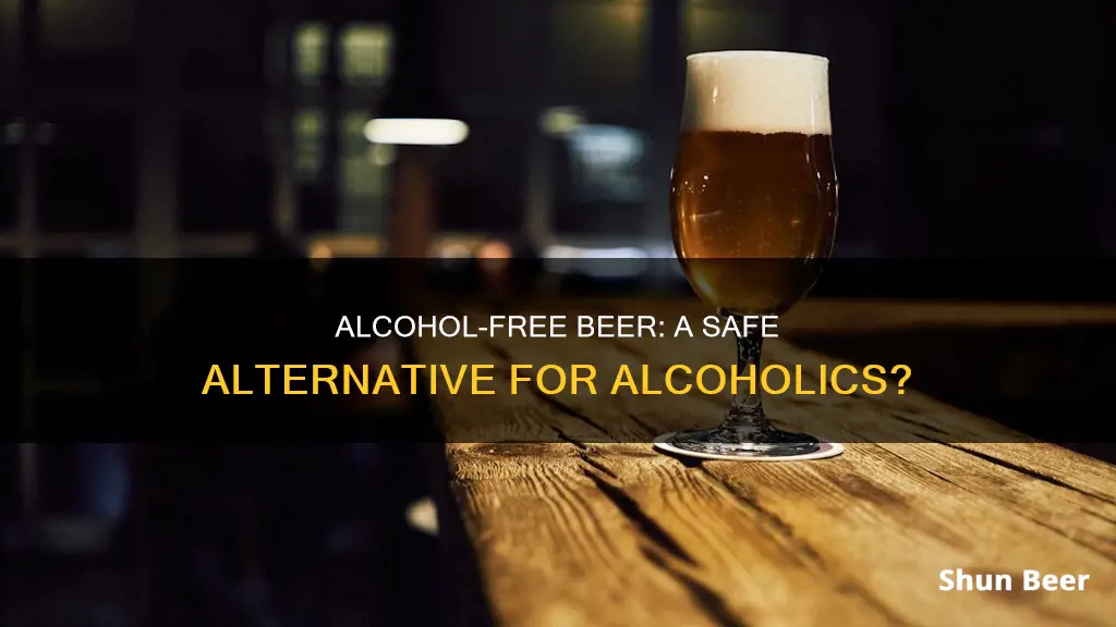 should alcoholics drink alcohol free beer