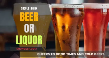 Beer or Liquor: Which is the Better Beverage Choice?