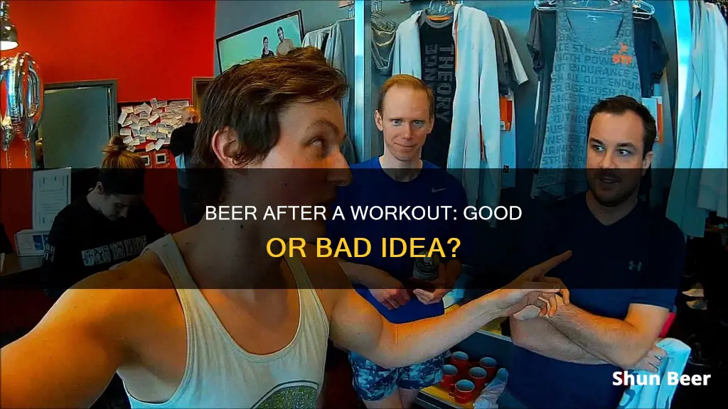 should i drink beer post workout