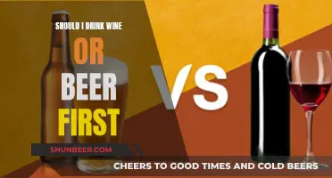 Wine or Beer: Which Should You Drink First?