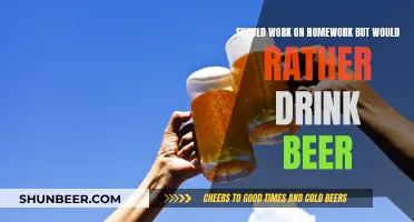 Homework vs Beer: The Battle for Attention