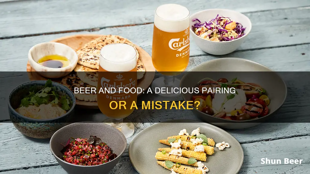 should you drink beer with food