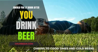 Beer Drinking: Should You Lie Down Afterward?