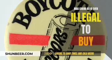 Coors Beer's Illegal Purchase History: A Surprising Past