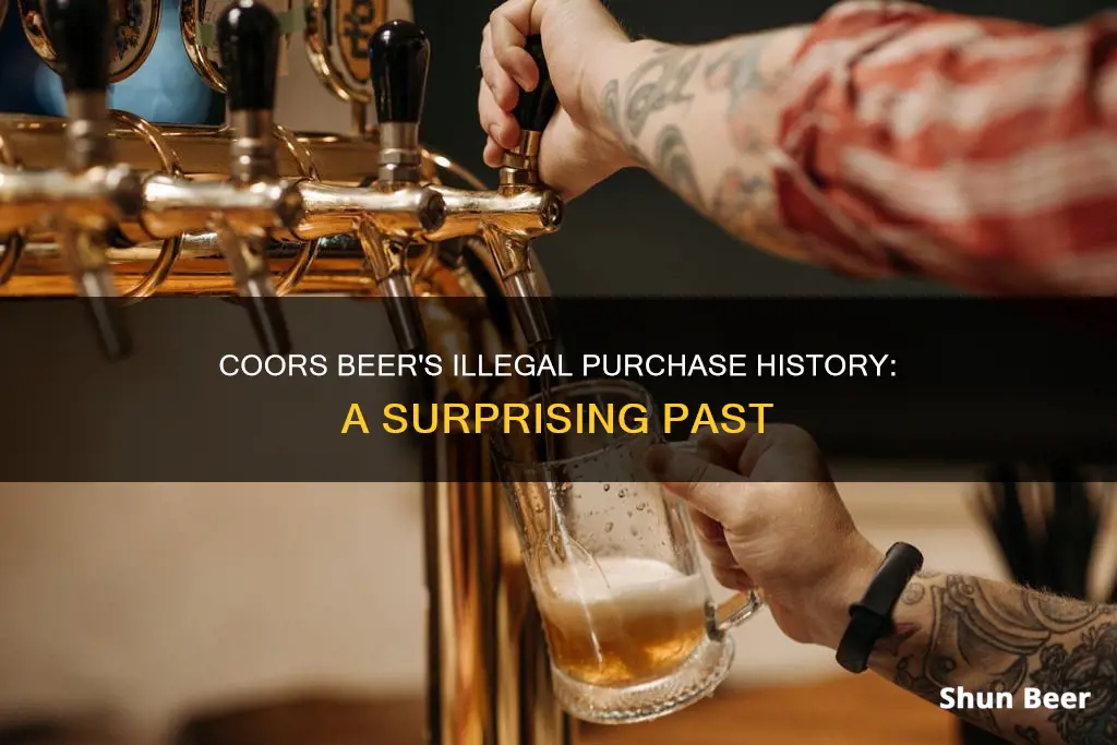 was coors beer ever illegal to buy