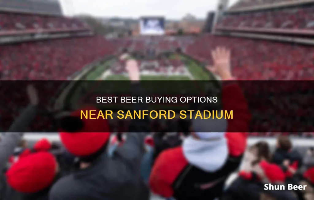 were do you buy beer near sanford stadium