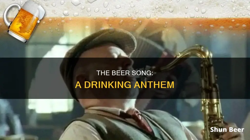 were drinking beer song