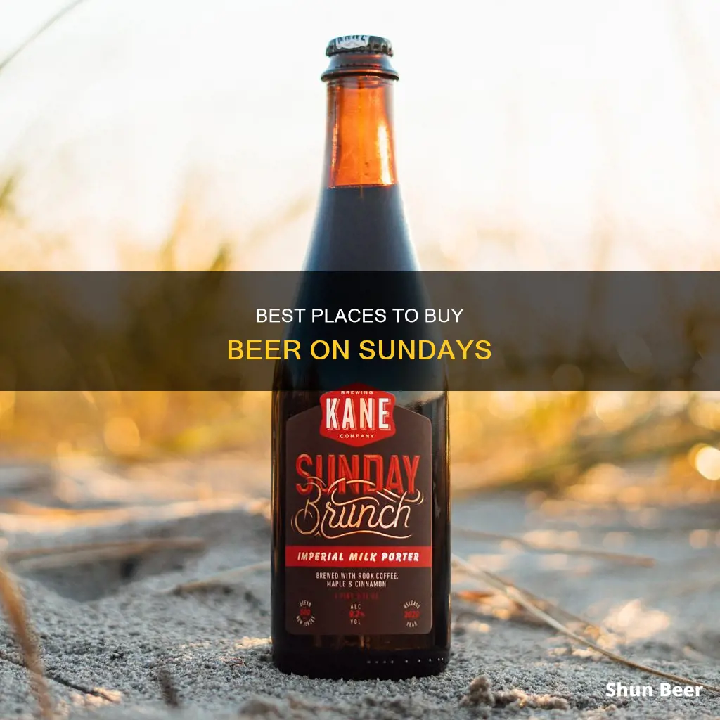 were to buy beer on sundays