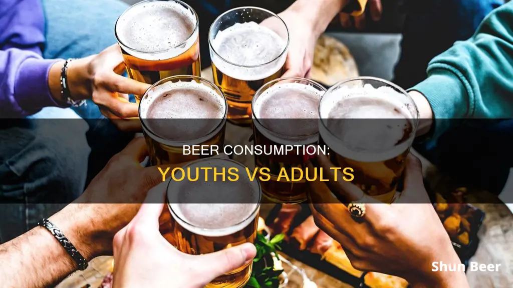 what age group drinks the most beer