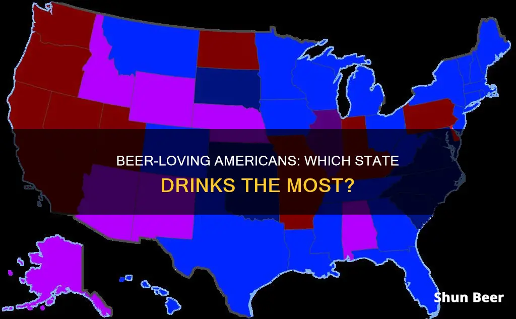 what american state drinks the most beer