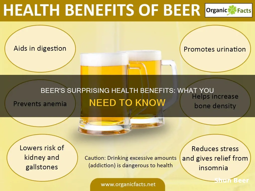 what are some health benefits of drinking beer