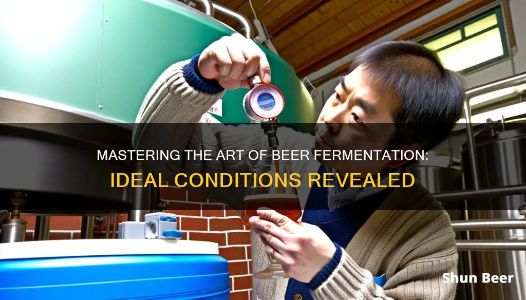 what are the optimal conditions for beer fermentation