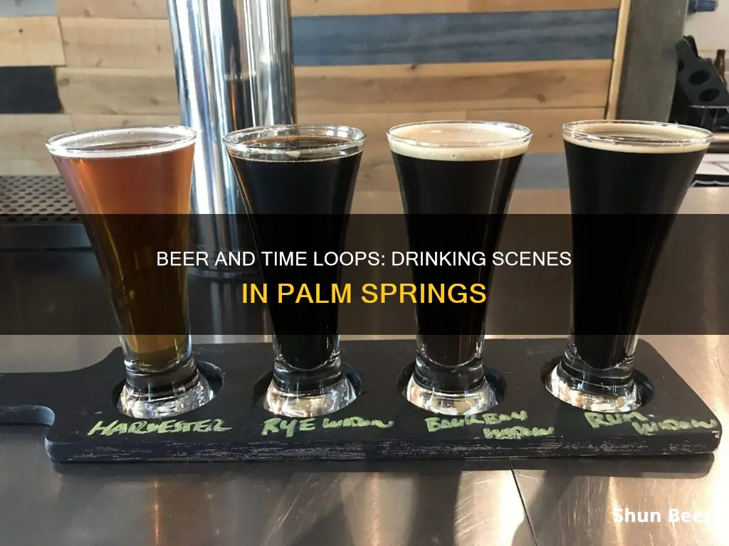 what beer are they drinking in the movie palm springs